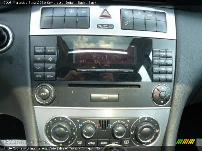 Black / Black 2005 Mercedes-Benz C 230 Kompressor Sedan