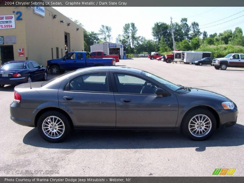 Graphite Metallic / Dark Slate Gray 2004 Chrysler Sebring LX Sedan