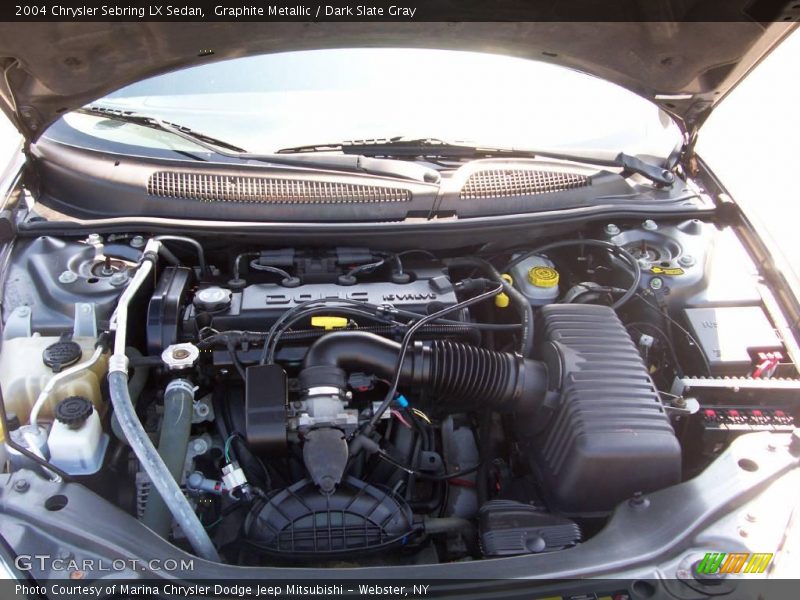 Graphite Metallic / Dark Slate Gray 2004 Chrysler Sebring LX Sedan