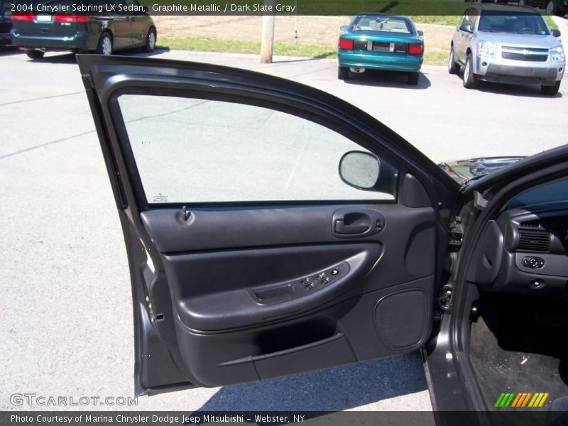 Graphite Metallic / Dark Slate Gray 2004 Chrysler Sebring LX Sedan