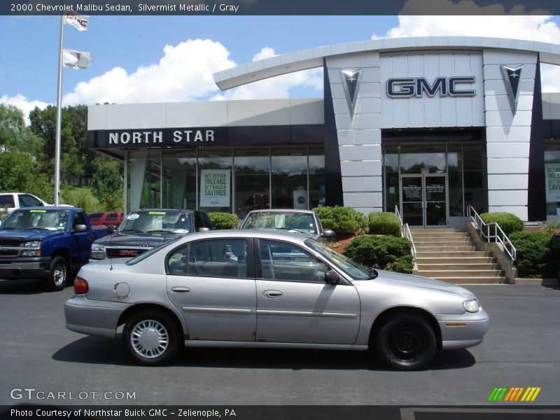 Silvermist Metallic / Gray 2000 Chevrolet Malibu Sedan
