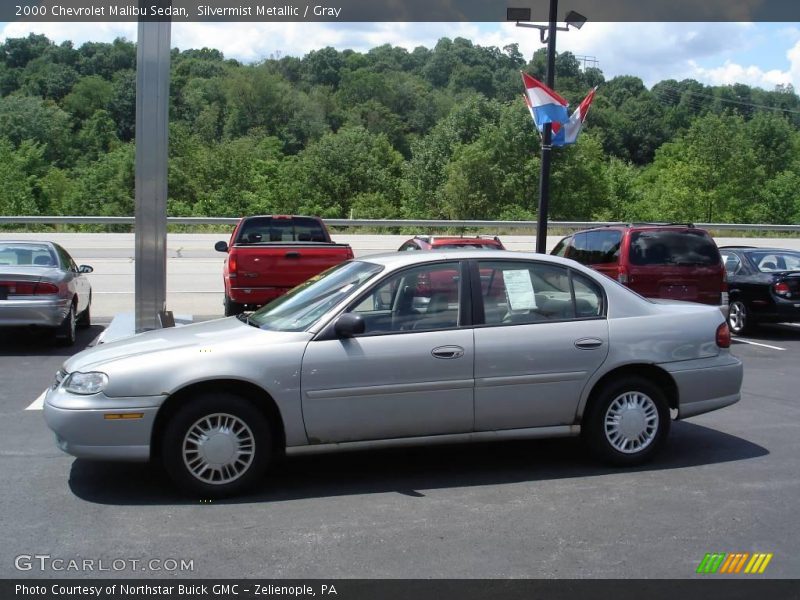 Silvermist Metallic / Gray 2000 Chevrolet Malibu Sedan