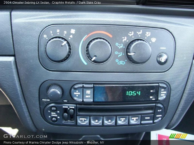 Graphite Metallic / Dark Slate Gray 2004 Chrysler Sebring LX Sedan