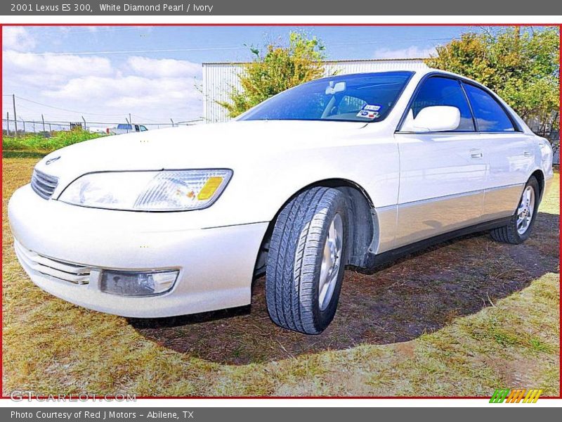 White Diamond Pearl / Ivory 2001 Lexus ES 300