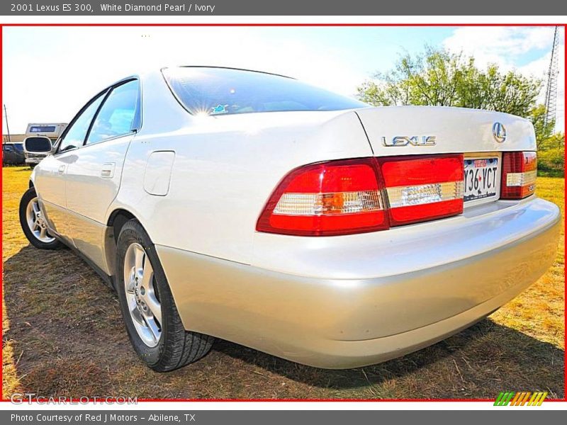 White Diamond Pearl / Ivory 2001 Lexus ES 300