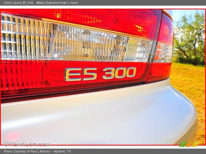 White Diamond Pearl / Ivory 2001 Lexus ES 300