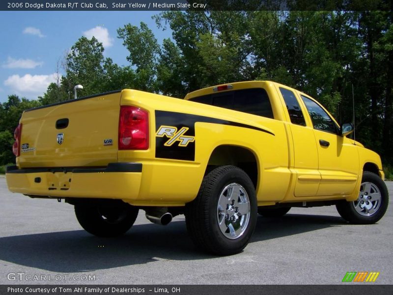 Solar Yellow / Medium Slate Gray 2006 Dodge Dakota R/T Club Cab