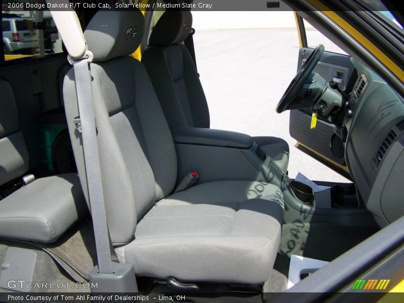 Solar Yellow / Medium Slate Gray 2006 Dodge Dakota R/T Club Cab