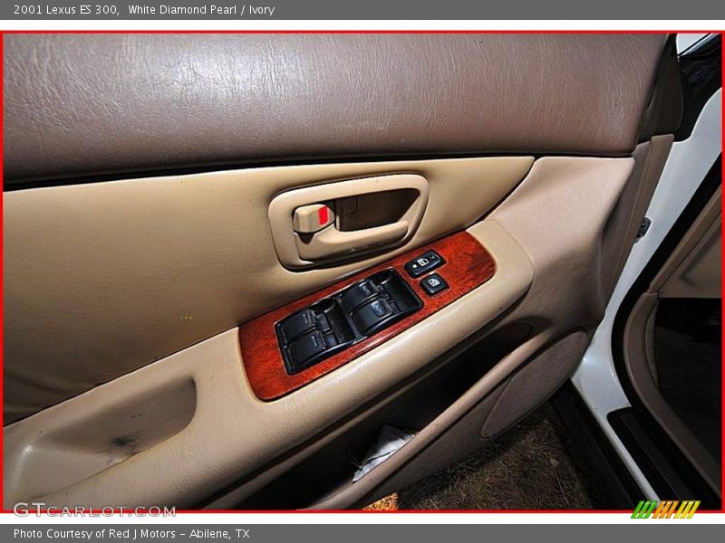White Diamond Pearl / Ivory 2001 Lexus ES 300