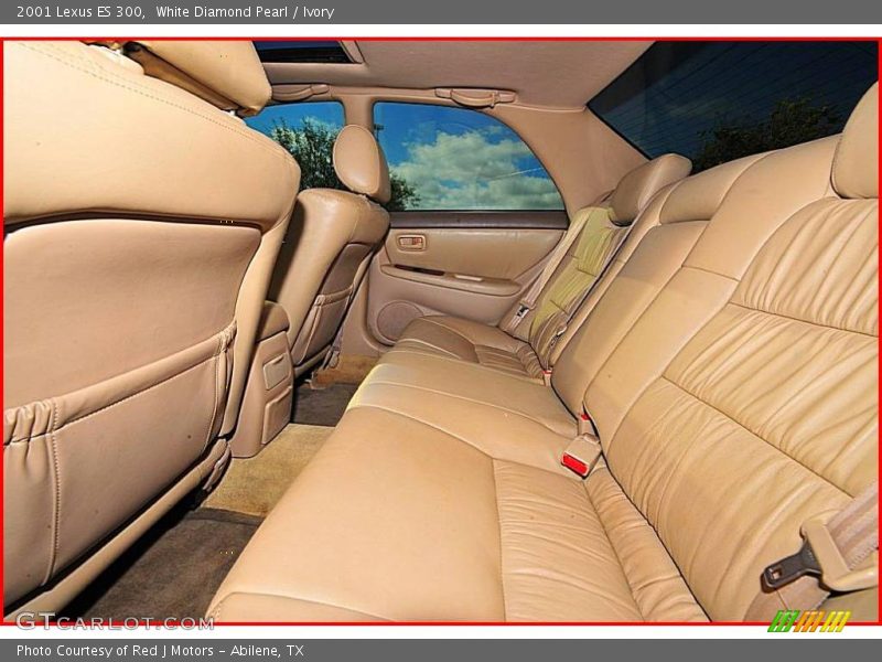 White Diamond Pearl / Ivory 2001 Lexus ES 300