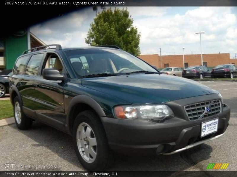 Cypress Green Metallic / Sand 2002 Volvo V70 2.4T XC AWD Wagon