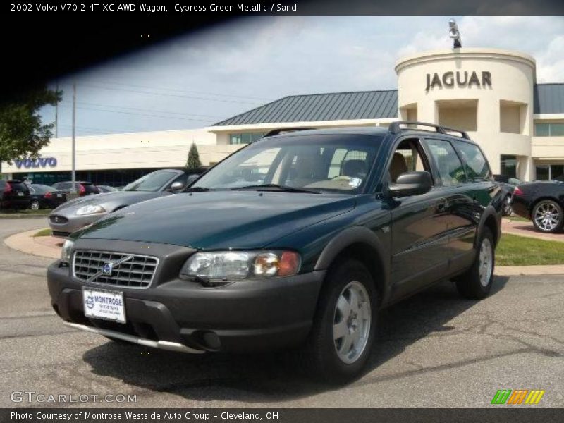 Cypress Green Metallic / Sand 2002 Volvo V70 2.4T XC AWD Wagon
