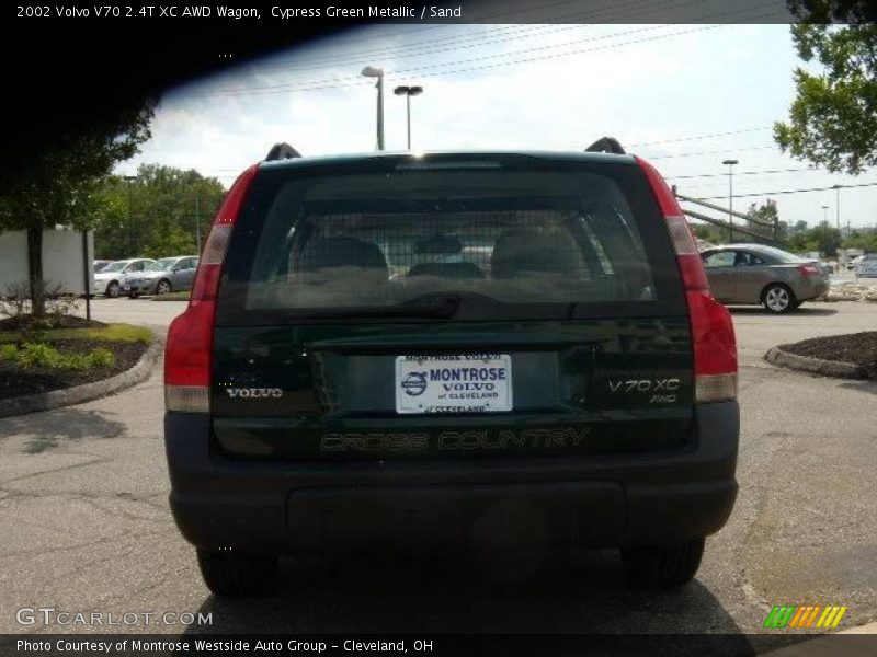 Cypress Green Metallic / Sand 2002 Volvo V70 2.4T XC AWD Wagon