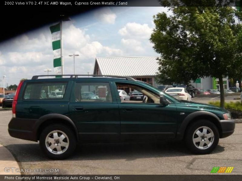 Cypress Green Metallic / Sand 2002 Volvo V70 2.4T XC AWD Wagon
