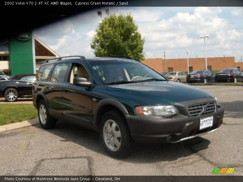 Cypress Green Metallic / Sand 2002 Volvo V70 2.4T XC AWD Wagon