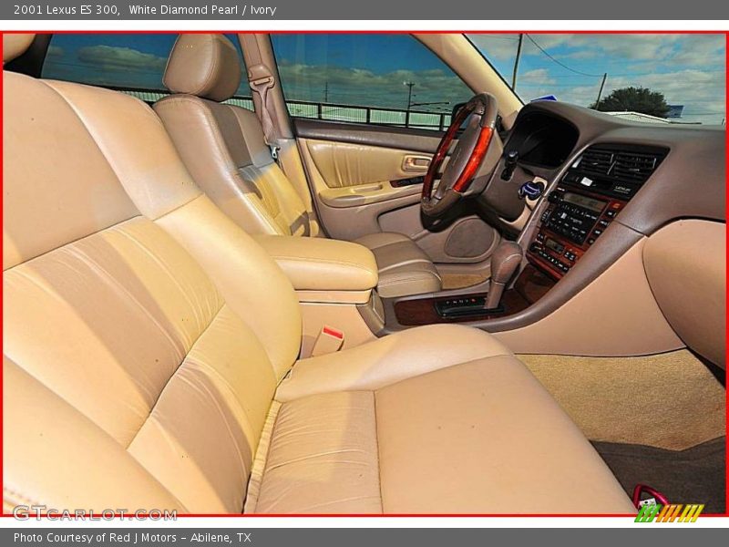 White Diamond Pearl / Ivory 2001 Lexus ES 300