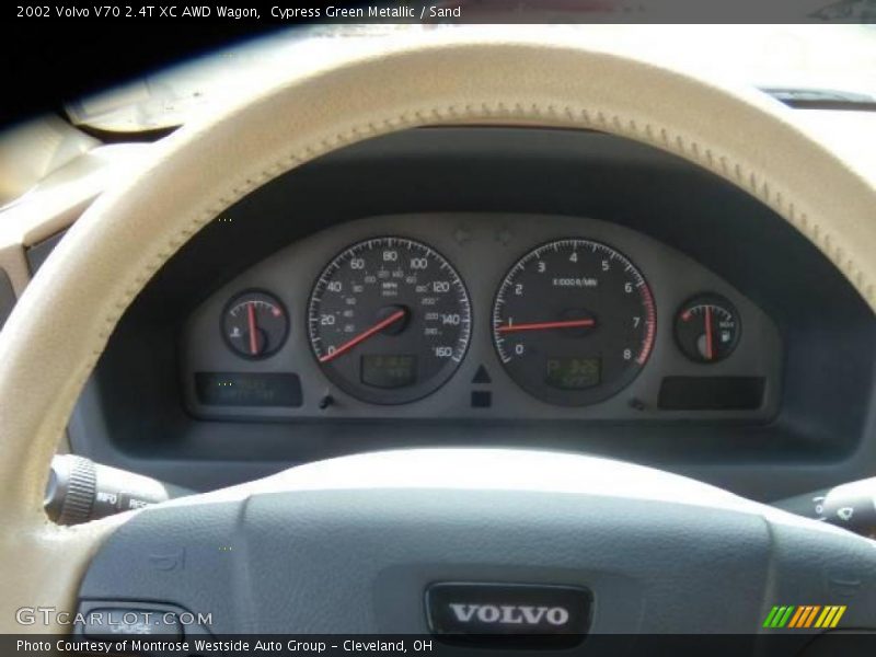 Cypress Green Metallic / Sand 2002 Volvo V70 2.4T XC AWD Wagon