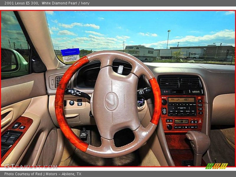 White Diamond Pearl / Ivory 2001 Lexus ES 300