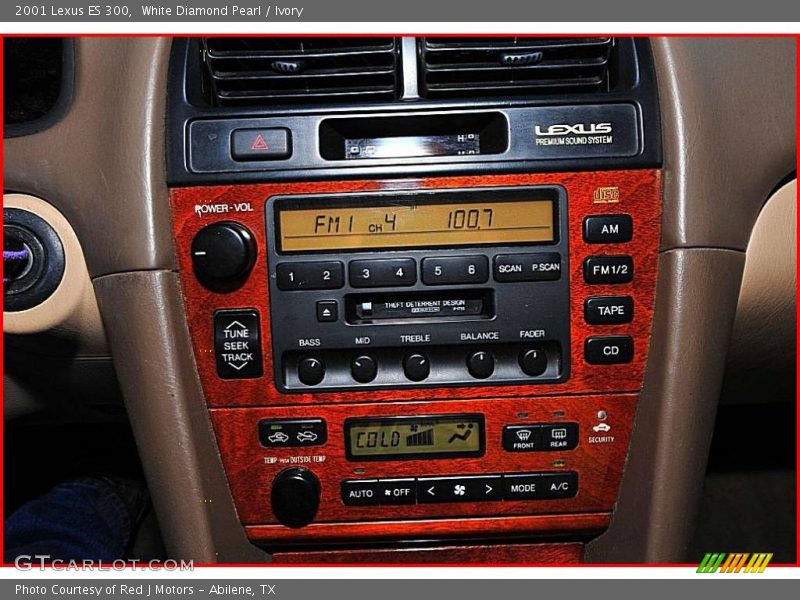 White Diamond Pearl / Ivory 2001 Lexus ES 300