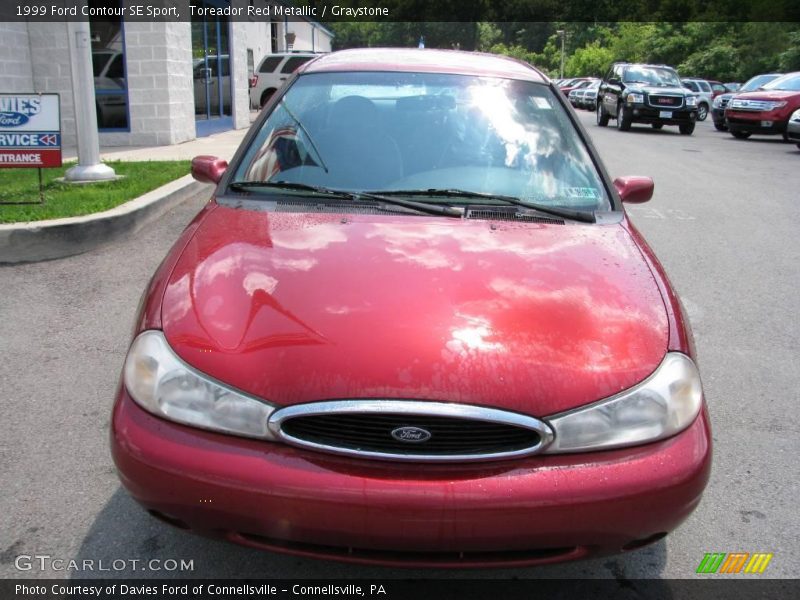 Toreador Red Metallic / Graystone 1999 Ford Contour SE Sport