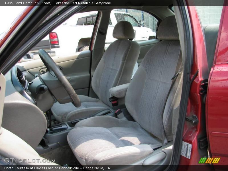 Toreador Red Metallic / Graystone 1999 Ford Contour SE Sport