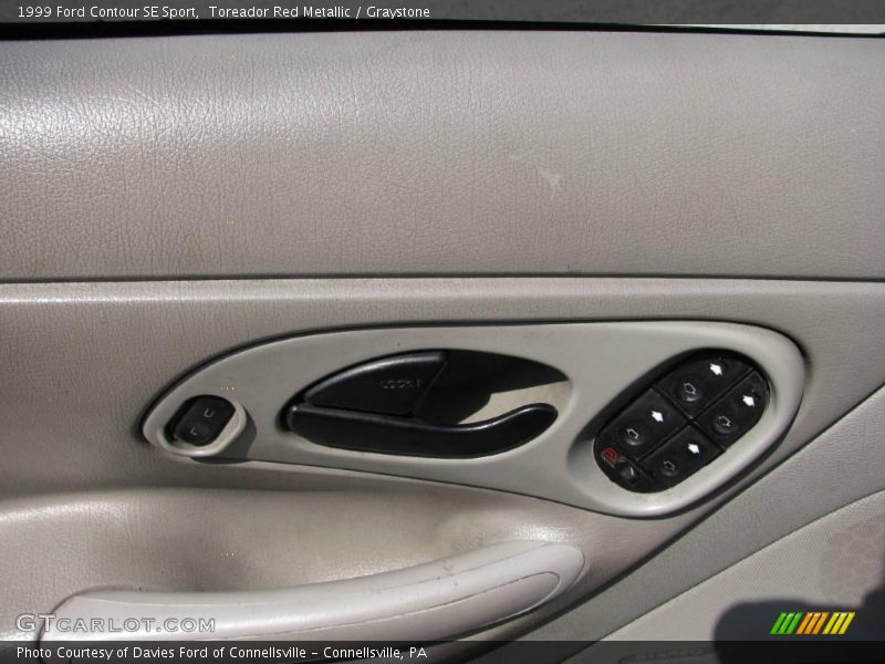 Toreador Red Metallic / Graystone 1999 Ford Contour SE Sport