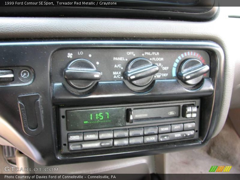 Toreador Red Metallic / Graystone 1999 Ford Contour SE Sport