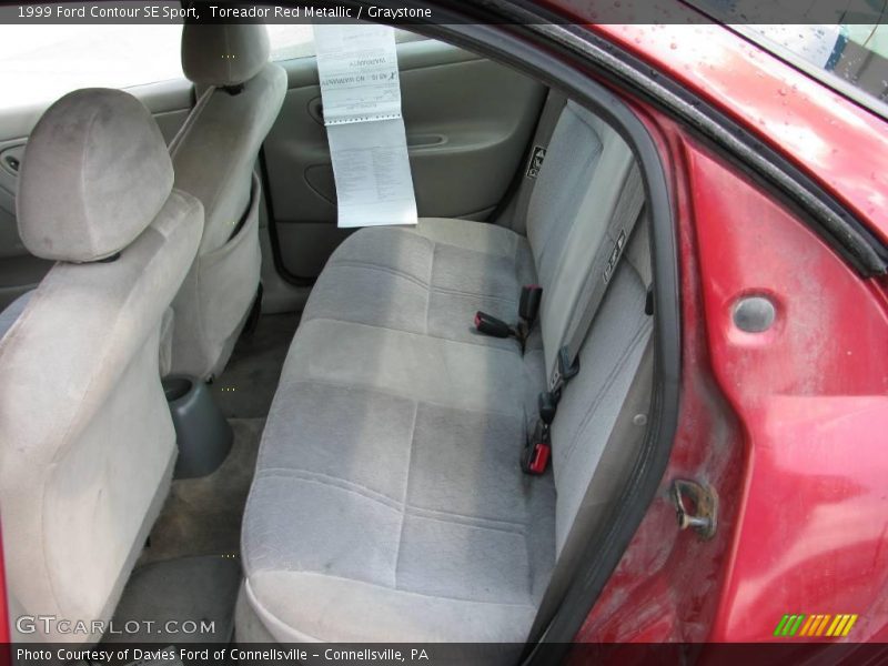 Toreador Red Metallic / Graystone 1999 Ford Contour SE Sport