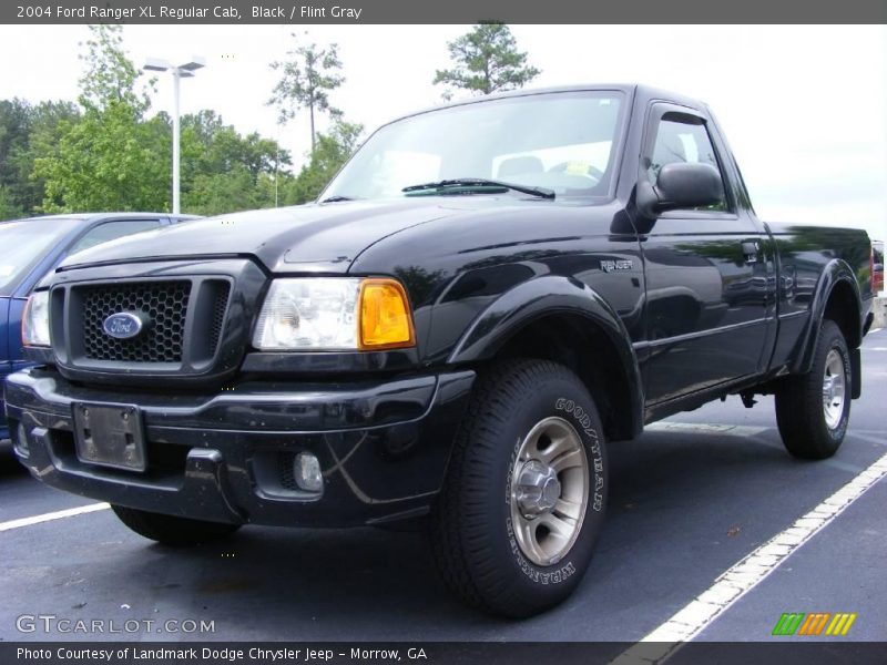 Black / Flint Gray 2004 Ford Ranger XL Regular Cab