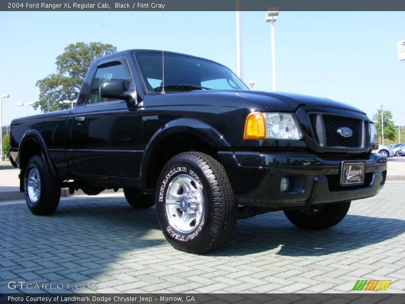Black / Flint Gray 2004 Ford Ranger XL Regular Cab