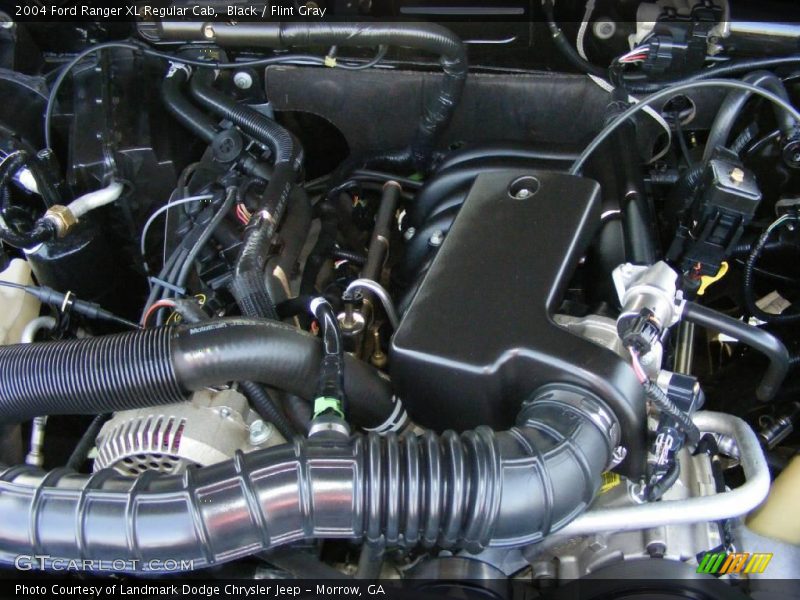 Black / Flint Gray 2004 Ford Ranger XL Regular Cab