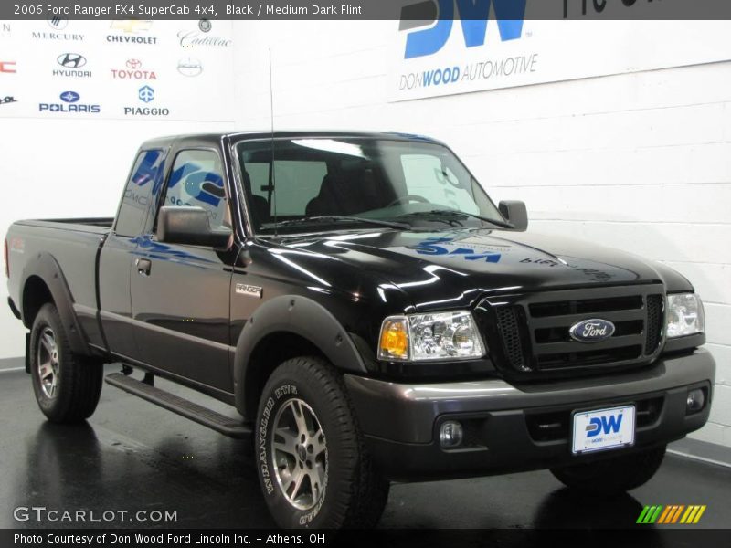 Black / Medium Dark Flint 2006 Ford Ranger FX4 SuperCab 4x4