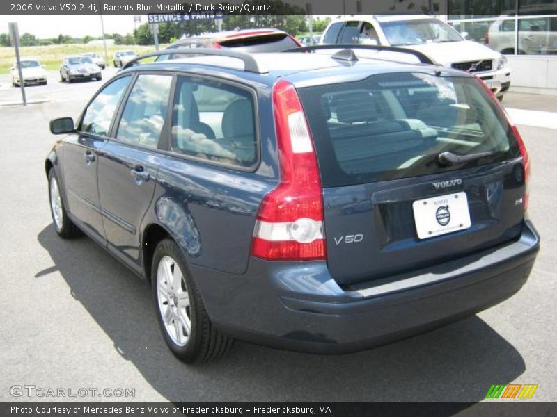 Barents Blue Metallic / Dark Beige/Quartz 2006 Volvo V50 2.4i