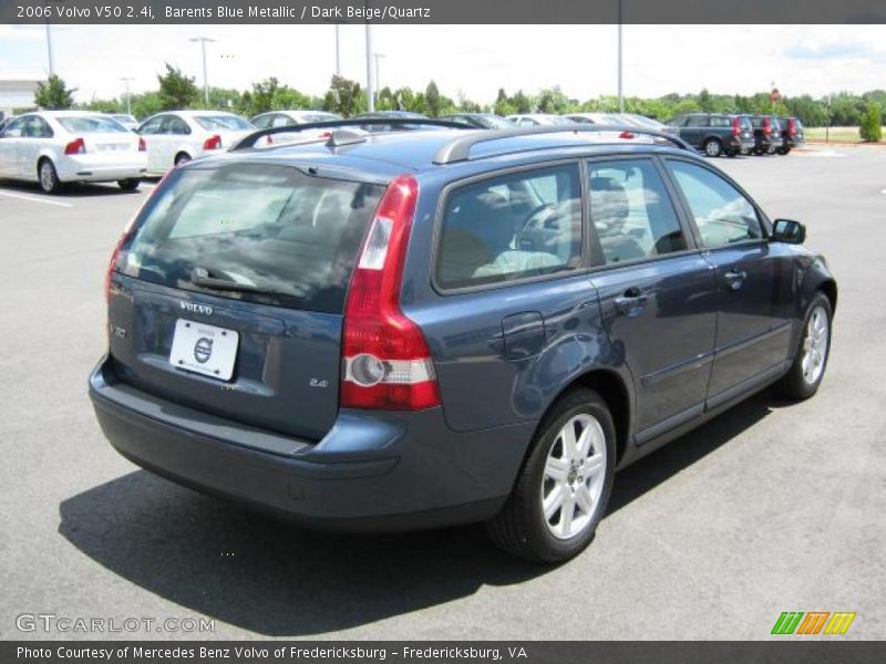 Barents Blue Metallic / Dark Beige/Quartz 2006 Volvo V50 2.4i