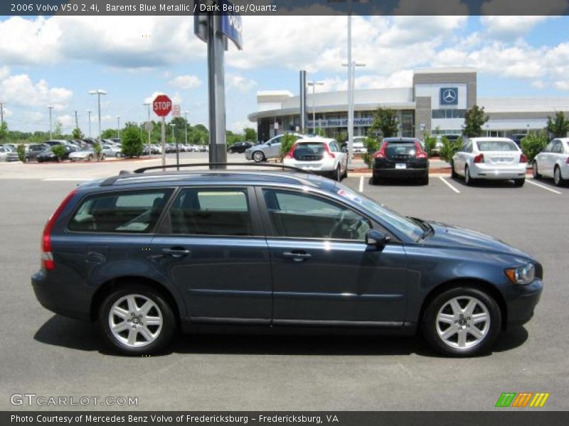 Barents Blue Metallic / Dark Beige/Quartz 2006 Volvo V50 2.4i
