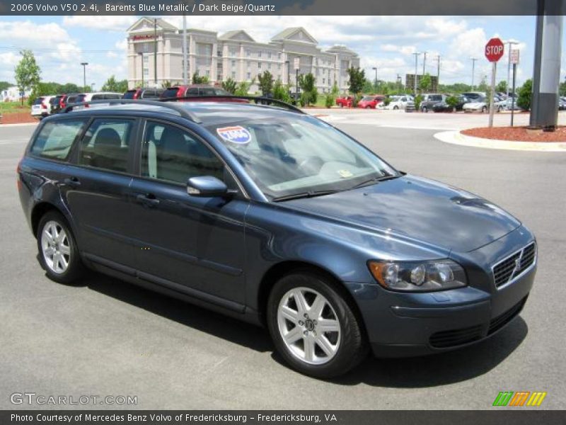 Barents Blue Metallic / Dark Beige/Quartz 2006 Volvo V50 2.4i