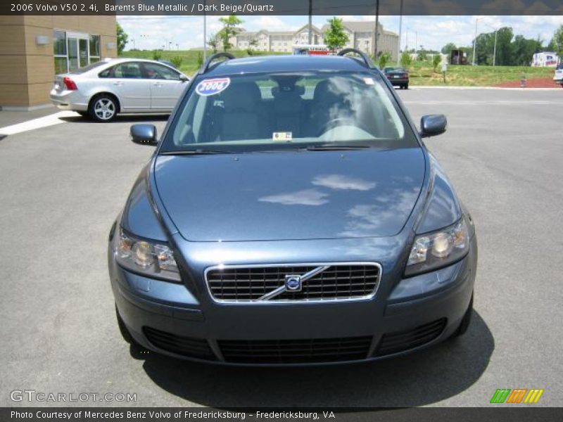 Barents Blue Metallic / Dark Beige/Quartz 2006 Volvo V50 2.4i
