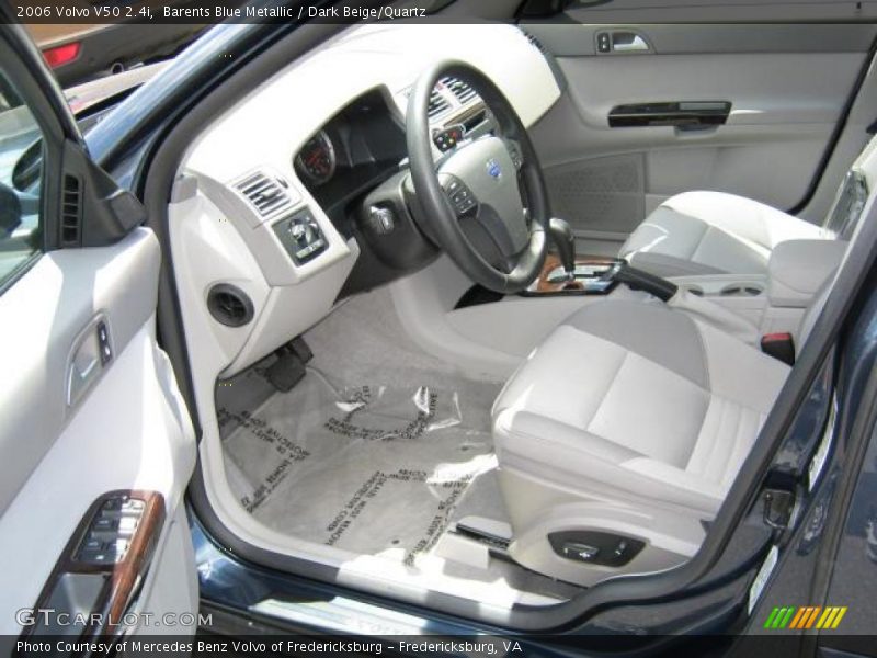 Barents Blue Metallic / Dark Beige/Quartz 2006 Volvo V50 2.4i