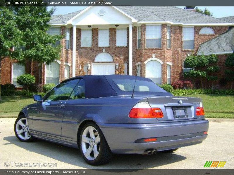 Steel Blue Metallic / Sand 2005 BMW 3 Series 325i Convertible