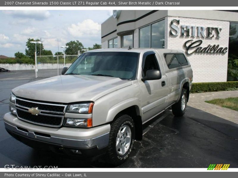 Silver Birch Metallic / Dark Charcoal 2007 Chevrolet Silverado 1500 Classic LT Z71 Regular Cab 4x4