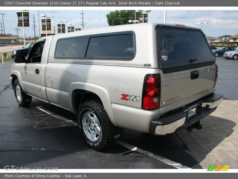 Silver Birch Metallic / Dark Charcoal 2007 Chevrolet Silverado 1500 Classic LT Z71 Regular Cab 4x4