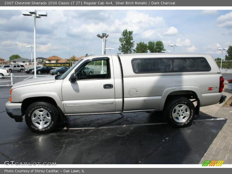 Silver Birch Metallic / Dark Charcoal 2007 Chevrolet Silverado 1500 Classic LT Z71 Regular Cab 4x4