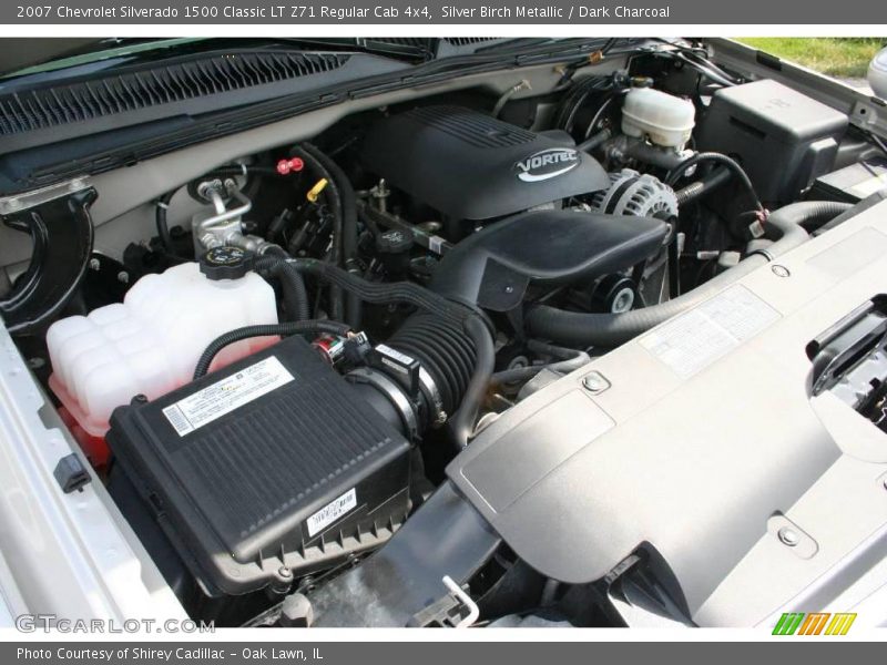 Silver Birch Metallic / Dark Charcoal 2007 Chevrolet Silverado 1500 Classic LT Z71 Regular Cab 4x4