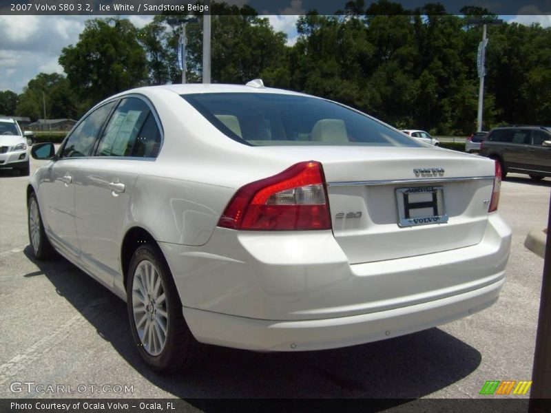 Ice White / Sandstone Beige 2007 Volvo S80 3.2