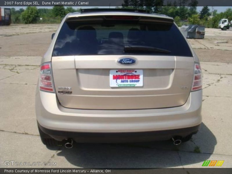 Dune Pearl Metallic / Camel 2007 Ford Edge SEL