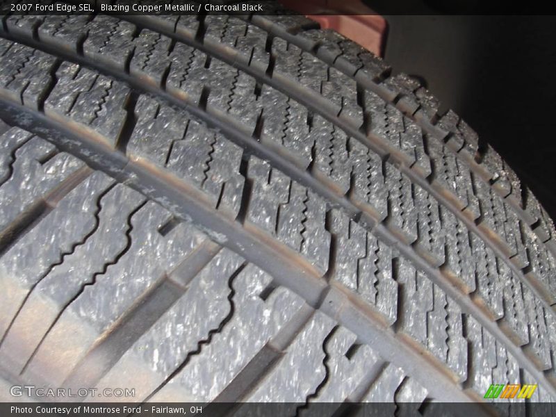 Blazing Copper Metallic / Charcoal Black 2007 Ford Edge SEL