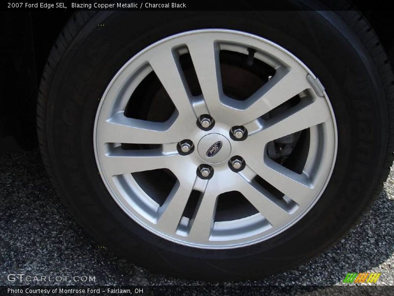 Blazing Copper Metallic / Charcoal Black 2007 Ford Edge SEL
