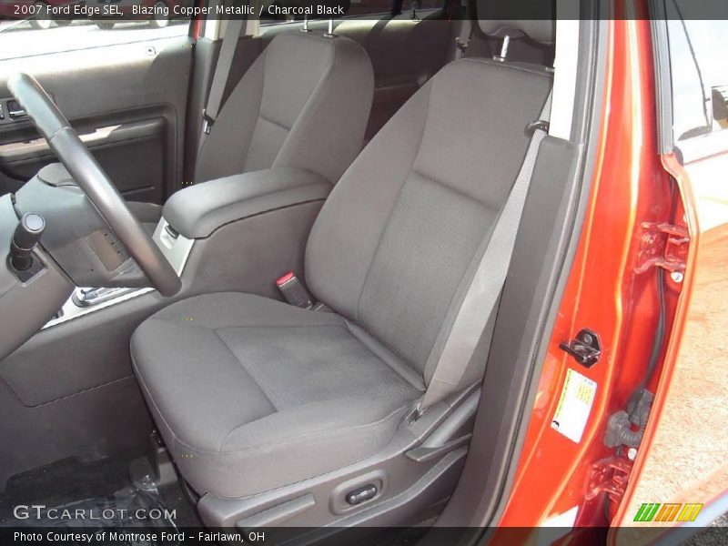 Blazing Copper Metallic / Charcoal Black 2007 Ford Edge SEL