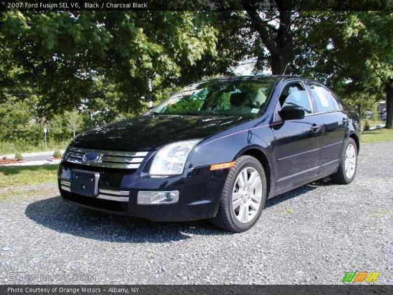 Black / Charcoal Black 2007 Ford Fusion SEL V6