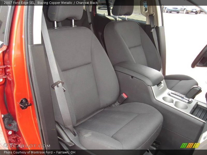 Blazing Copper Metallic / Charcoal Black 2007 Ford Edge SEL